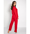 Червена дамска пижама с дълъг ръкав The One-1 снимка