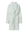 Мек дамски халат в цвят мента Fiona-3 снимка