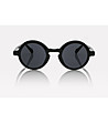 Черни кръгли слънчеви очила-1 снимка