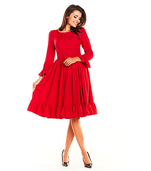 Рокля в червено Kalona снимка