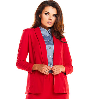 Червено дамско сако Delphi снимка