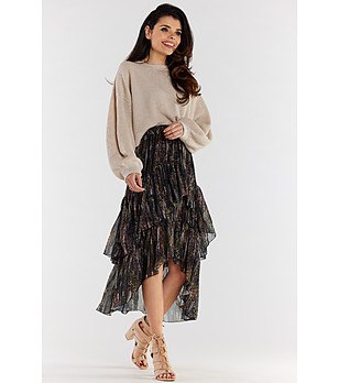 Ефирна пола с леопардови шарки Yona снимка