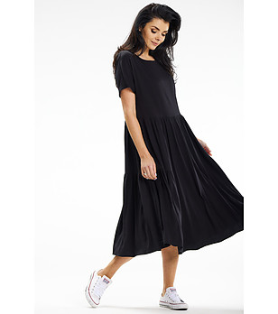 Черна миди рокля Darcy снимка