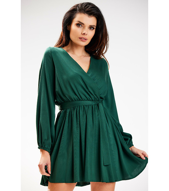 Тъмнозелена рокля Eliana снимка