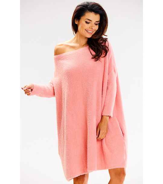 Розов оversize дамски блузон Gala снимка