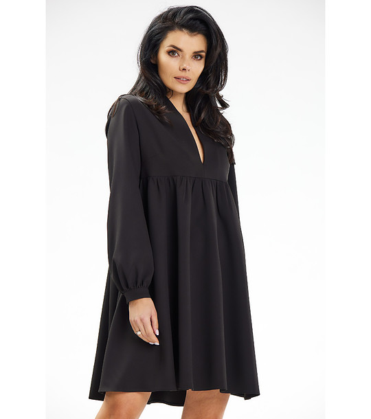 Черна рокля Simena снимка