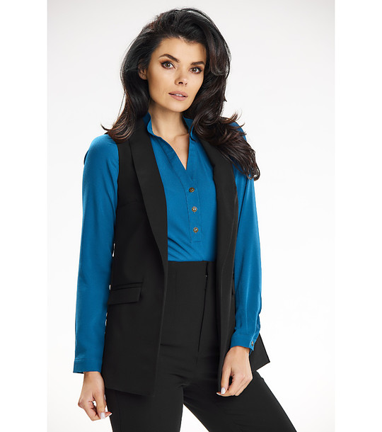 Черен дамски елек Rada снимка