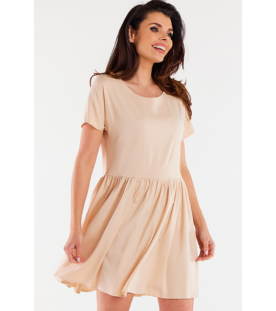 Рокля в бежово Deniz снимка