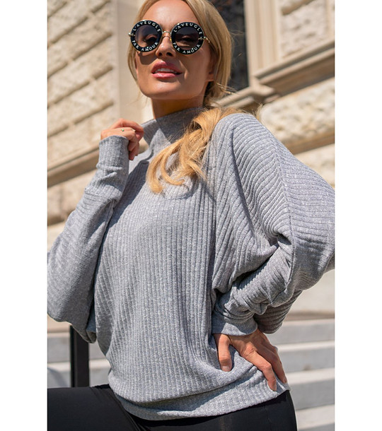 Сив дамски пуловер Vina снимка