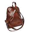 Кафява дамска раница от естествена кожа Indiasa-2 снимка