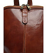Кафява дамска раница от естествена кожа Indiasa-3 снимка
