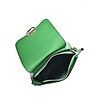Малка зелена кожена чанта за рамо Jillian-4 снимка