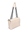 Бежова дамска чанта за рамо Iva-2 снимка