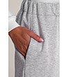 Памучно дамско спортно долнище в сив меланж Roxie-4 снимка