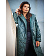 Зимно дамско яке в тъмнозелено Clementine-1 снимка