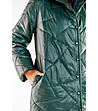 Зимно дамско яке в тъмнозелено Clementine-4 снимка
