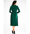 Зелена рокля с шал яка Dita-1 снимка