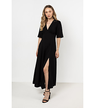 Черна рокля с цепка Indiana снимка