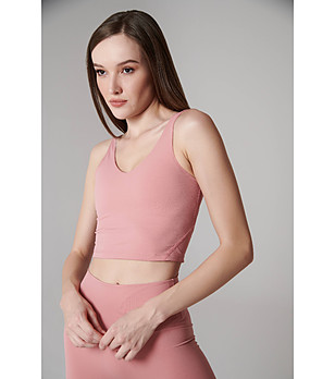 Бюстие в розово TANK MANTRA снимка