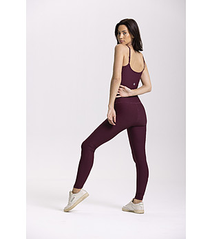 Бюстие LOTUS в цвят патладжан снимка