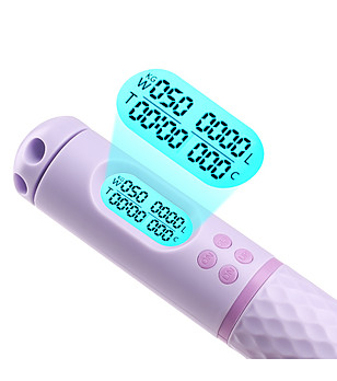 Дигитално въже за скачане в лилаво снимка