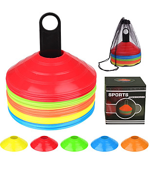 Комплект спортни конуси снимка