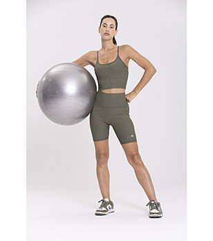 Къс дамски клин в цвят каки LOTUS снимка