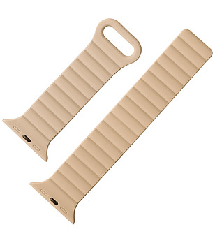 Бежова каишка за  Apple Watch 38/40/41 mm  снимка