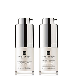 Комплект околоочен крем и серум за очи снимка