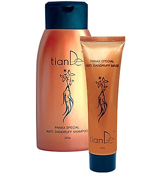 Комплект от шампоан и маска за коса с екстракт от жен-шен снимка