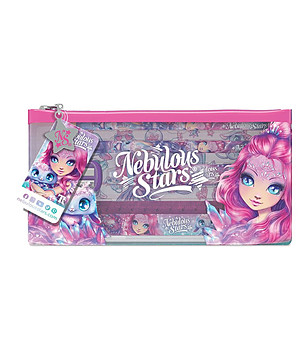 Комплект с ученически принадлежности с несесер Кристалия и Агата снимка