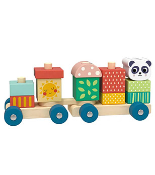 Дидактическо влакче Панда снимка