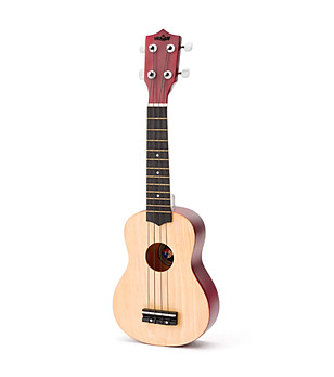 Дървено укулеле снимка