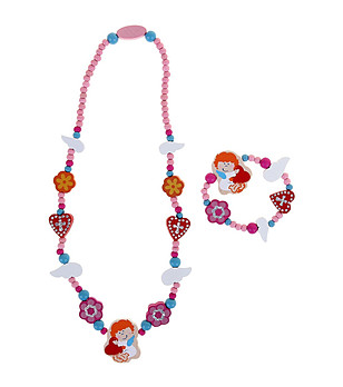 Комплект гривна с колие Ангел снимка