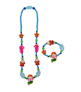 Комплект гривна с колие Калинки снимка