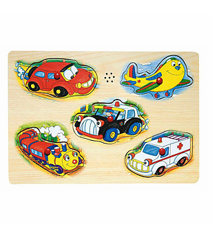 Музикален пъзел Транспортни средства снимка