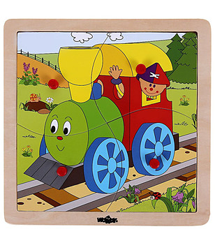 Пъзел Веселото влакче - 4 елемента снимка