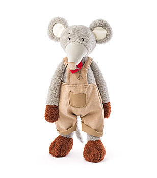 Плюшено мишле с гащеризон Лоренцо 40 см снимка