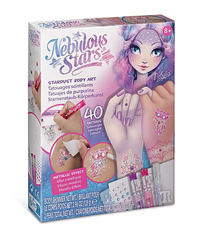 Блестящ комплект за тяло с татуировки снимка