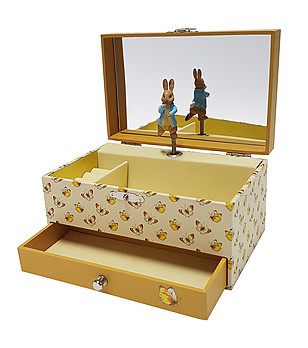 Музикална кутия с чекмедже Зайчето Питър снимка