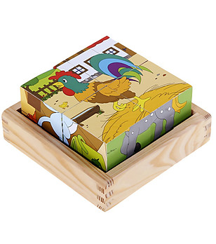 Дървени кубчета 2x2 - Ферма снимка