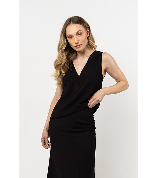 Черен топ Eve снимка