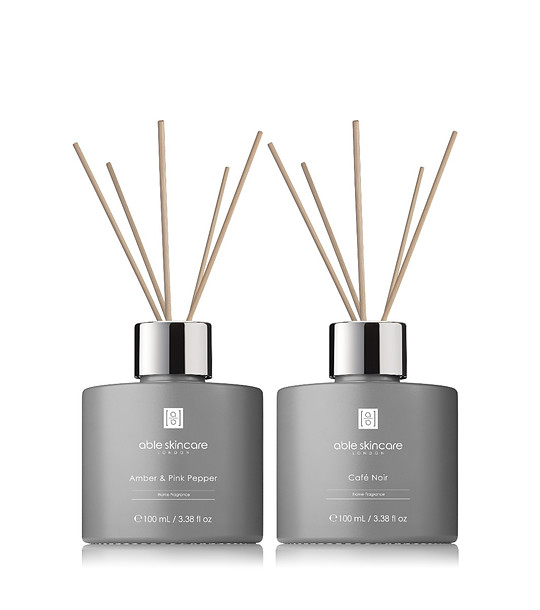 Комплект от два дифузера с аромати Café Noir и Amber & Pink Pepper снимка