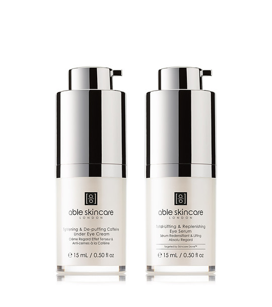 Комплект околоочен крем и серум за очи снимка