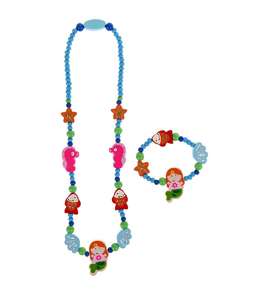 Комплект гривна с колие Калинки снимка