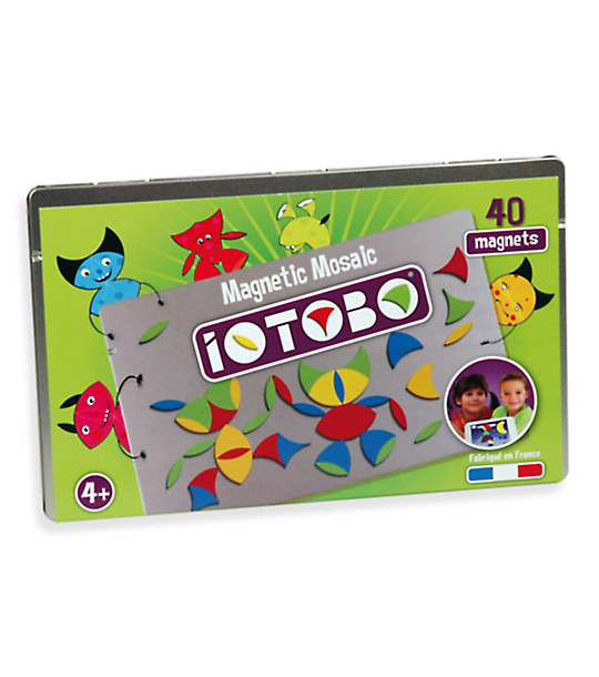 Магнитна мозайка за път в метална кутия снимка