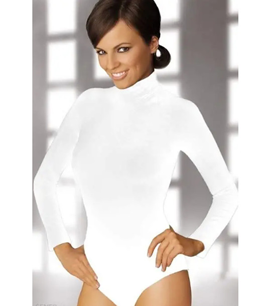 Бяло дамско боди Zen снимка