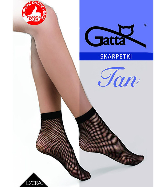 Къси черни мрежести чорапи снимка