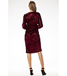 Рокля с пайети в бордо Irena-1 снимка