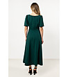 Дълга тъмнозелена рокля Ines-1 снимка